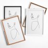 Walther wooden frame Silhouette 10x15 cm black