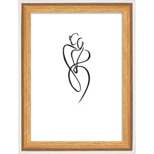 Walther wooden frame Silhouette 10x15 cm natural