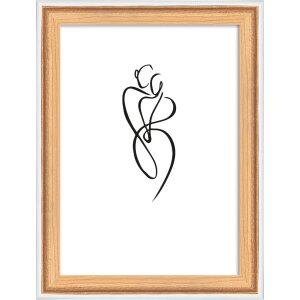 Walther wooden frame Silhouette 10x15 cm beech