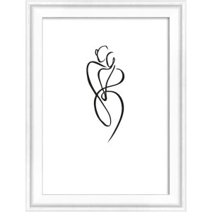 Walther wooden frame Silhouette 10x15 cm white