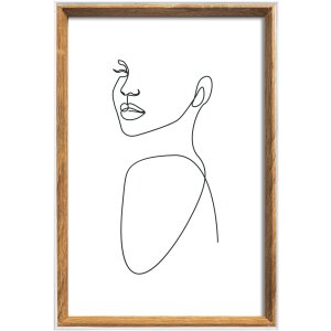 Walther wooden frame Silhouette 20x30 cm natural