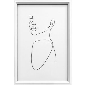 Walther wooden frame Silhouette 20x30 cm white