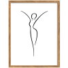 Walther wooden frame Silhouette 30x40 cm natural