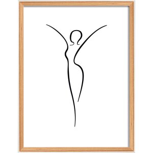 Walther wooden frame Silhouette 30x40 cm beech