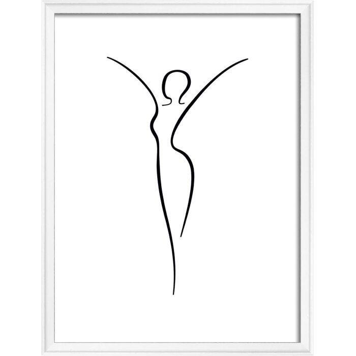 Walther wooden frame Silhouette 30x40 cm white