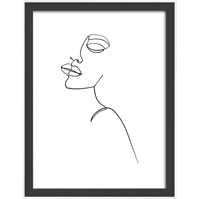 Walther wooden frame Silhouette 15x20 cm black