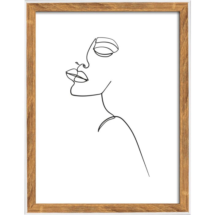 Walther wooden frame Silhouette 15x20 cm natural