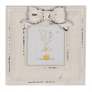 Clayre & Eef 2F1037 Picture Frame White 14x2x14 cm -...