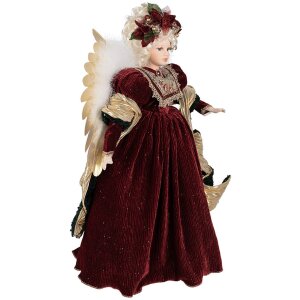 Clayre & Eef 50764 Decorative Angel Red 50x23x65 cm