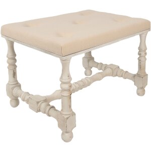 Clayre & Eef 5H0666 Stool Beige 62x47x46 cm