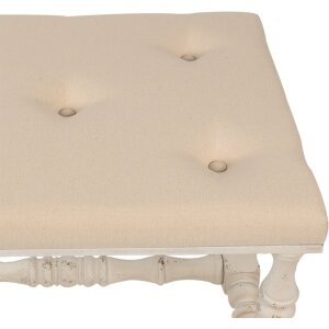 Clayre & Eef 5H0666 Stool Beige 62x47x46 cm