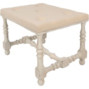 Clayre & Eef 5H0666 Stool Beige 62x47x46 cm