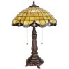 LumiLamp 5LL-6289 Table lamp Tiffany Ø 41x57 cm E27-max 2x60W