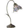 LumiLamp 5LL-6311 Tiffany table lamp pink 27x15x48 cm E14-max 1x40W