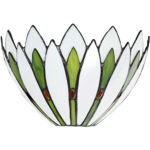 LumiLamp 5LL-6329 Wall lamp Tiffany White 30x15x18 cm...