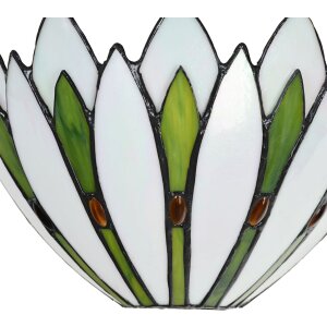 LumiLamp 5LL-6329 Wall lamp Tiffany White 30x15x18 cm E14-max 1x40W