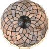 LumiLamp 5LL-6330 Tiffany table lamp grey Ø 40x58 cm E27-max 2x60W