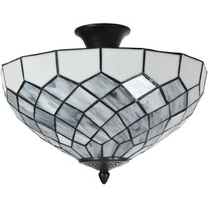 LumiLamp 5LL-6331 Ceiling light Tiffany Grey Ø...