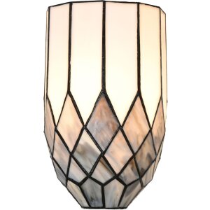 LumiLamp 5LL-6333 Wall lamp Tiffany Grey 18x15x27 cm...