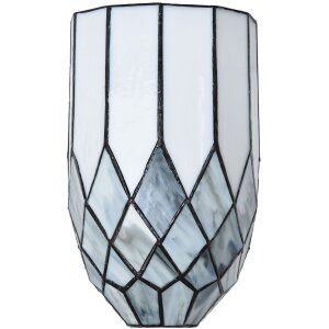 LumiLamp 5LL-6333 Wall lamp Tiffany Grey 18x15x27 cm...