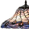 LumiLamp 5LL-6338 Tiffany table lamp blue Ø 40x60 cm E27-max 2x60W