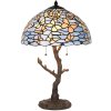 LumiLamp 5LL-6344 Tiffany table lamp blue Ø 40x60 cm E27-max 2x60W