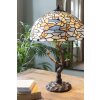 LumiLamp 5LL-6344 Tiffany table lamp blue Ø 40x60 cm E27-max 2x60W