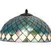 LumiLamp 5LL-6347 Tiffany table lamp blue Ø 40x61 cm E27-max 2x60W