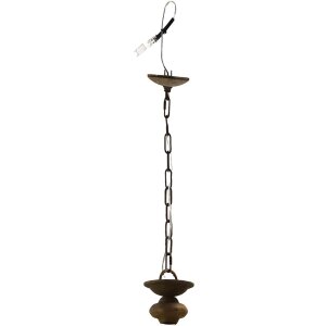 Clayre & Eef 5LMP366 Hanging lamp 39x39x83 cm E14-max...