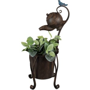 Clayre & Eef 5Y1160 Plant Holder Brown 24x22x62 cm