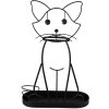 Clayre & Eef 5Y1165 Umbrella Stand Cat Black 41x16x62 cm