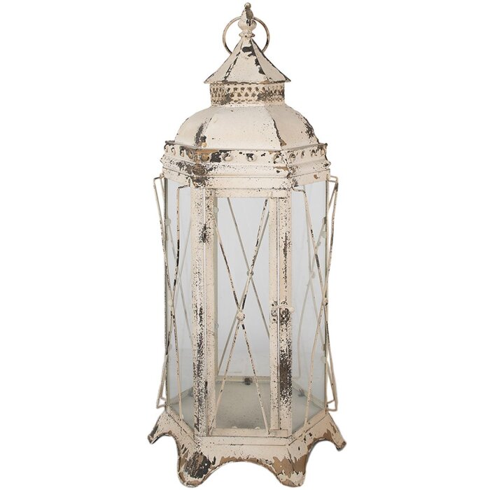 Clayre & Eef 5Y1170 Lantern Beige 31x27x65 cm