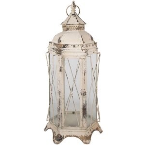 Clayre & Eef 5Y1170 Lantern Beige 31x27x65 cm