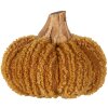 Clayre & Eef 65244 Decorative Pumpkin Yellow Ø 9x8 cm