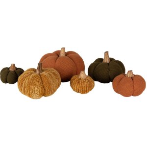 Clayre & Eef 65247 Decorative Pumpkin Orange Ø 20x14 cm