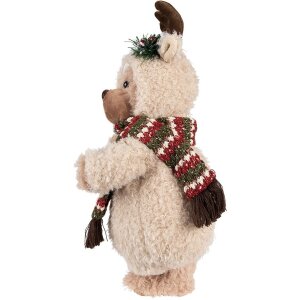 Clayre & Eef 65255 Decoration Bear Beige 20x20x38 cm