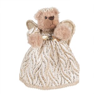 Clayre & Eef 65259 Decoration Bear Beige 15x10x25 cm