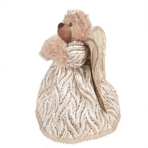 Clayre & Eef 65259 Decoration Bear Beige 15x10x25 cm