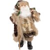 Clayre & Eef 65260 Christmas Decoration Father Christmas Brown Beige 26x16x47 cm