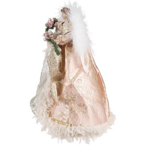 Clayre & Eef 65263 Decorative Angel Pink 25x20x40 cm