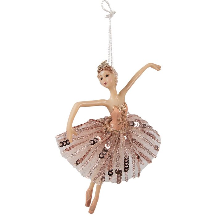 Clayre & Eef 65265 Pendant Angel Pink 11x2x15 cm