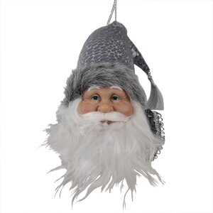 Clayre & Eef 65269 Pendant Father Christmas Grey...