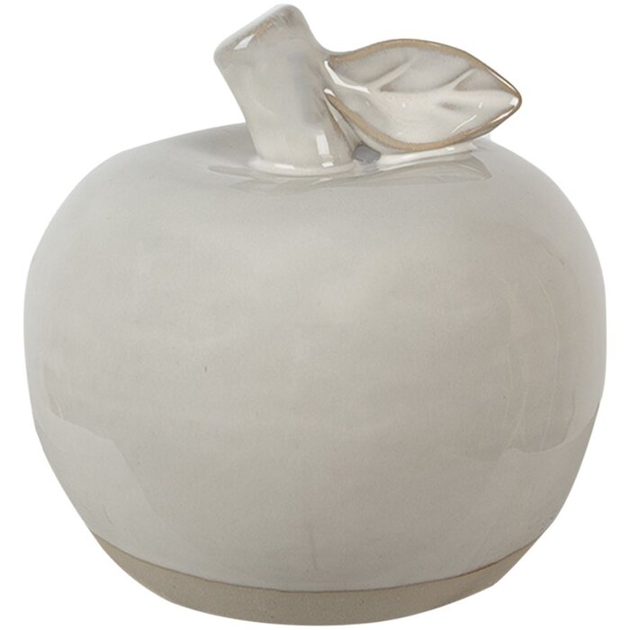 Clayre & Eef 6CE1592L Decorative Apple Beige Ø 13x13 cm