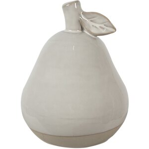 Clayre & Eef 6CE1593L Decorative Pear Beige Ø...