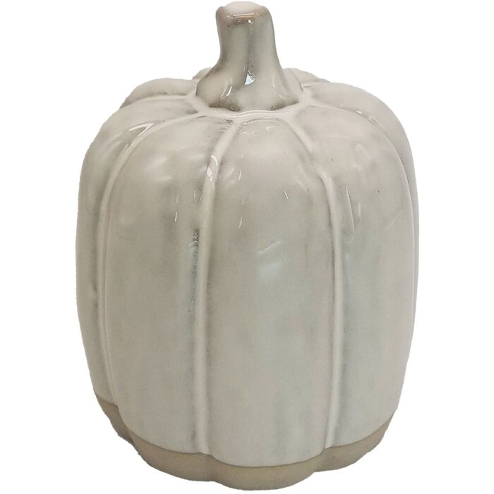 Clayre & Eef 6CE1596M Decorative Pumpkin Beige Ø 9x12 cm