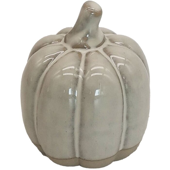 Clayre & Eef 6CE1596XS Decorative Pumpkin Beige Ø 6x7 cm