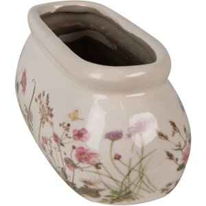 Clayre & Eef 6CE1602S Indoor Flower Pot Pink Beige...