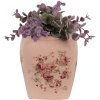 Clayre & Eef 6CE1604S Indoor Flower Pot Pink 12x12x14 cm