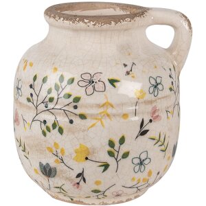 Clayre & Eef 6CE1611M Decorative Jug Beige Yellow...