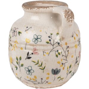 Clayre & Eef 6CE1611M Decorative Jug Beige Yellow...